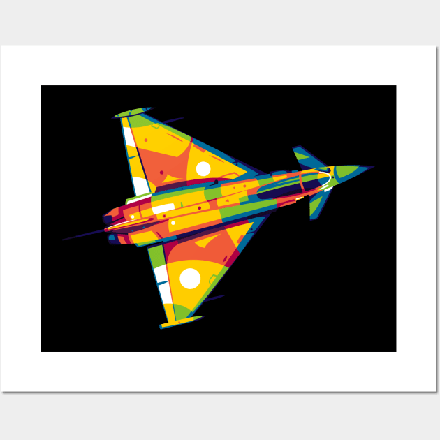 Typhoon Flying Jet Wall Art by wpaprint